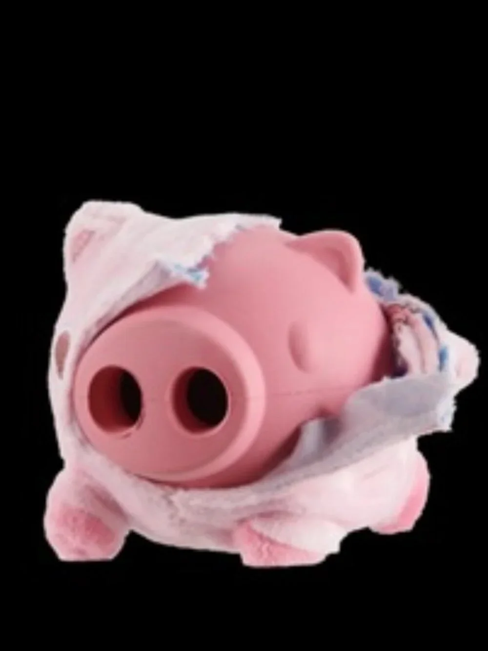 BARK Super Chewer 2 in 1 Hambone Pig Durable Treat Dispensing Dog Toy